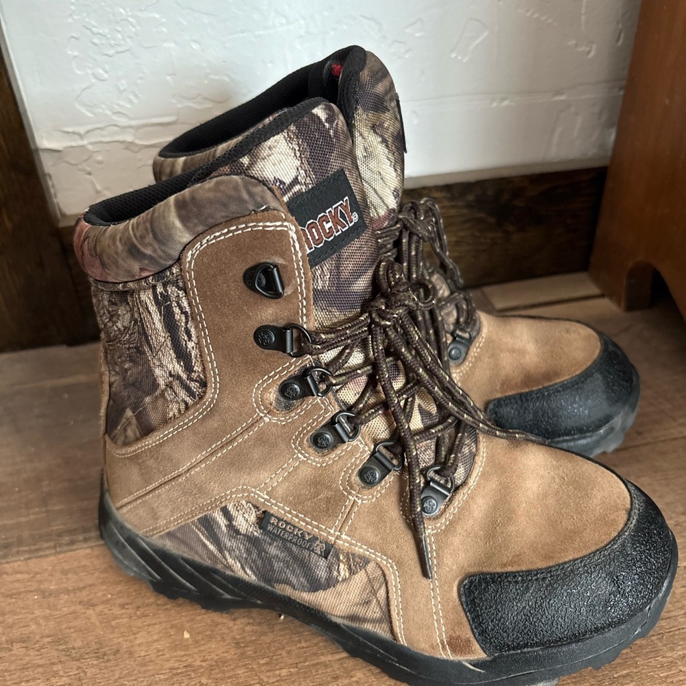 Rocky Kid's Outdoor Boots in Brown and Black